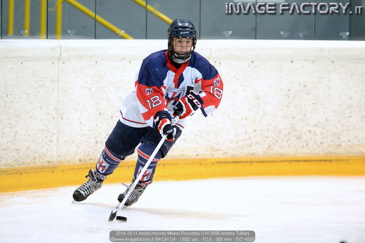 2014-10-11 Aosta-Hockey Milano Rossoblu U14 0595 Andrea Tulliani